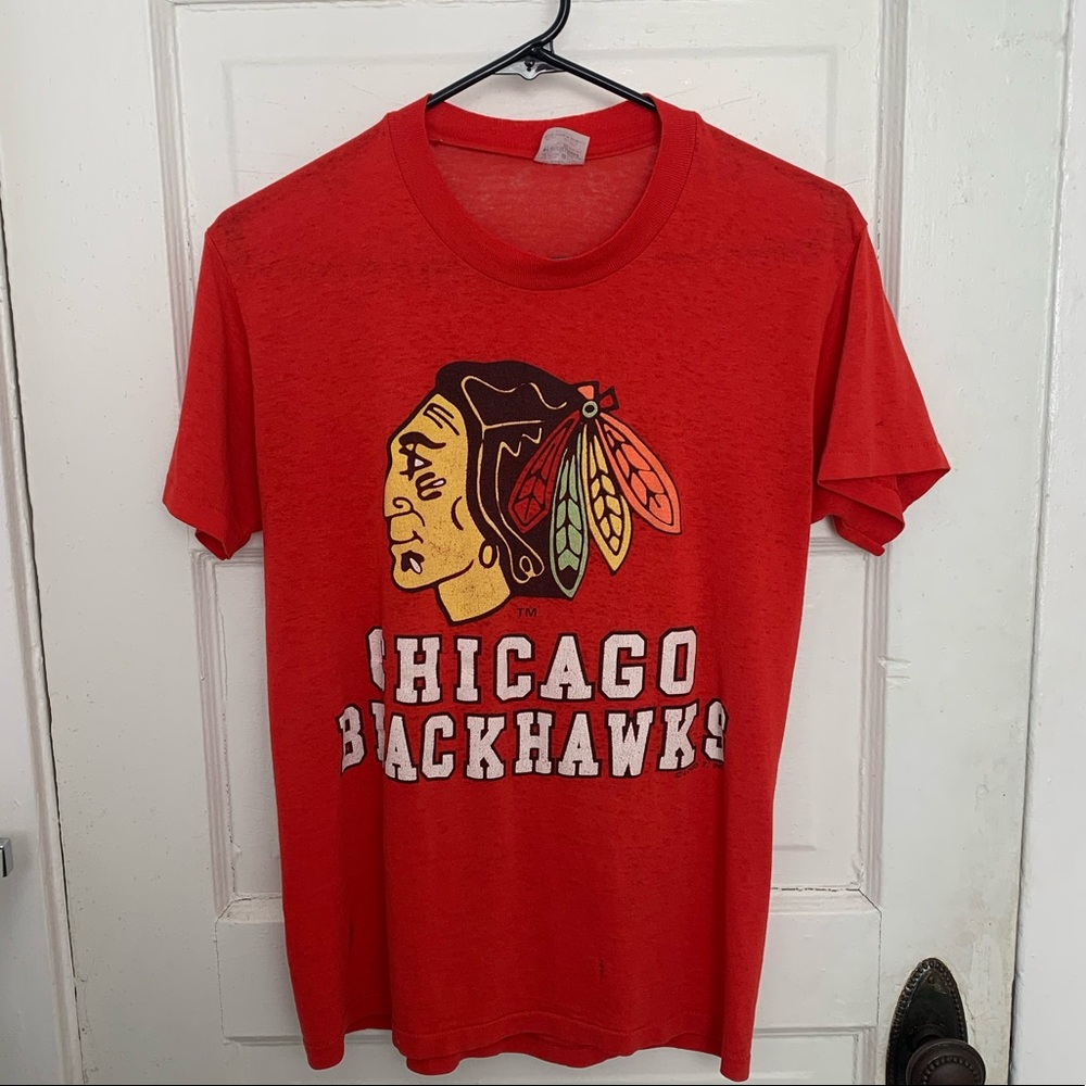 RARE VINTAGE BLACKHAWKS TEE
